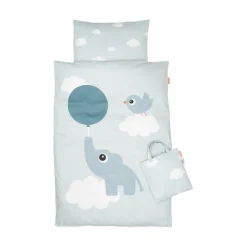 Baby sengetøj - elphee blå