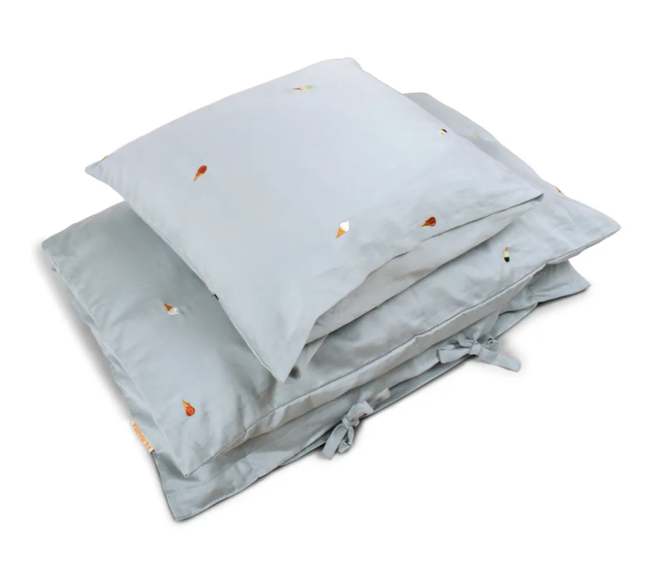 Baby sengetøj - Pearl Blue