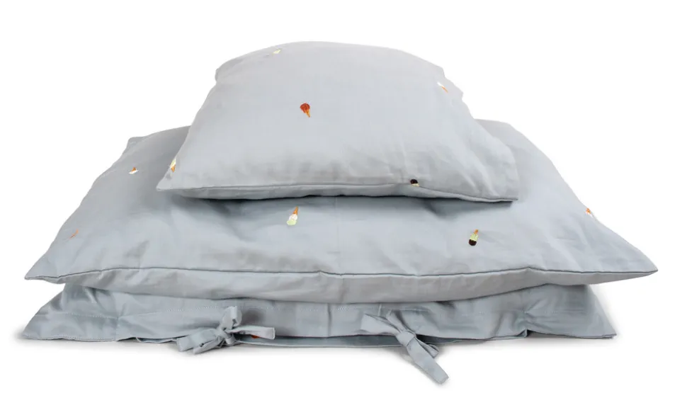 Baby sengetøj - Pearl Blue