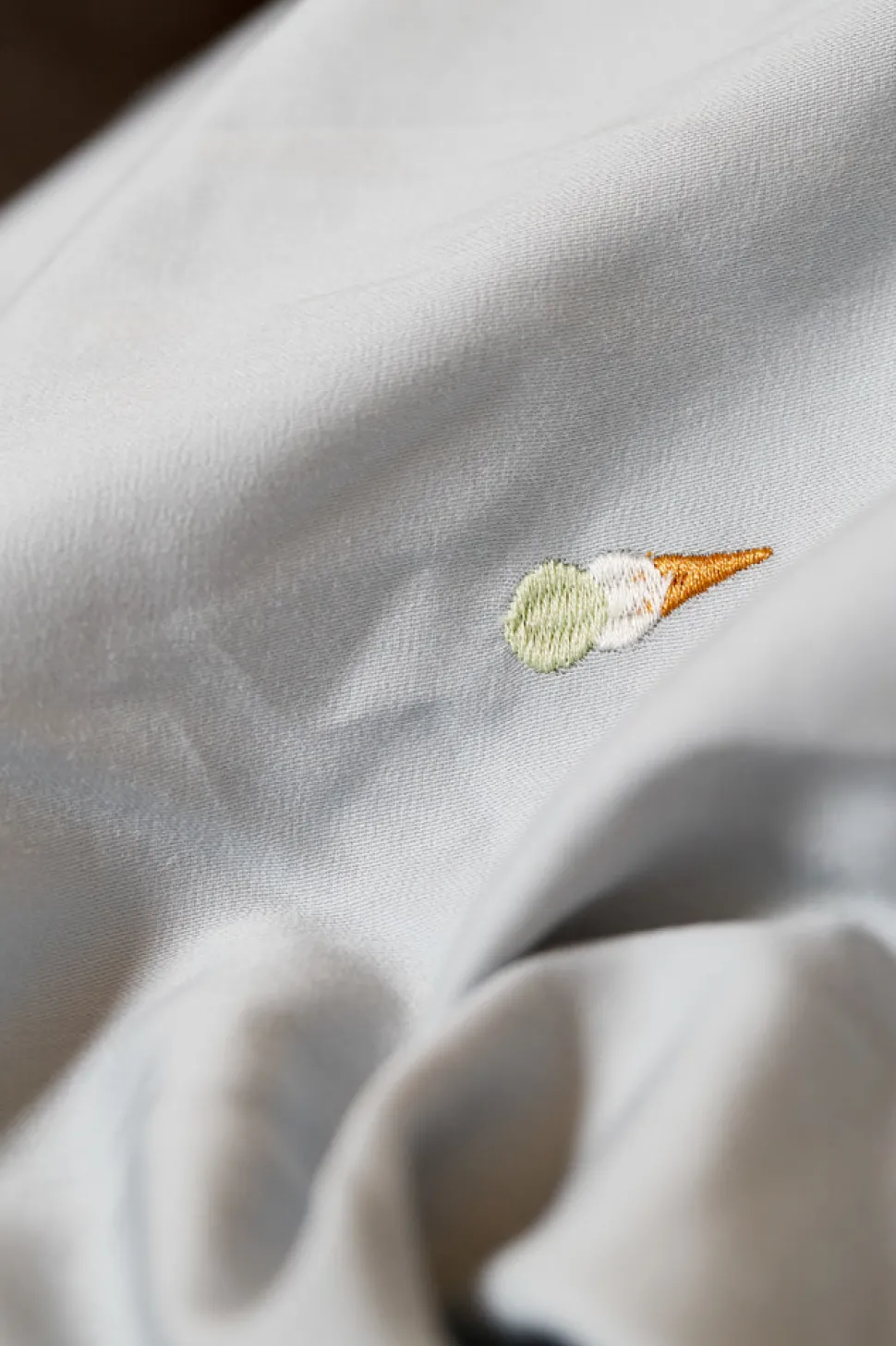 Baby sengetøj - Pearl Blue