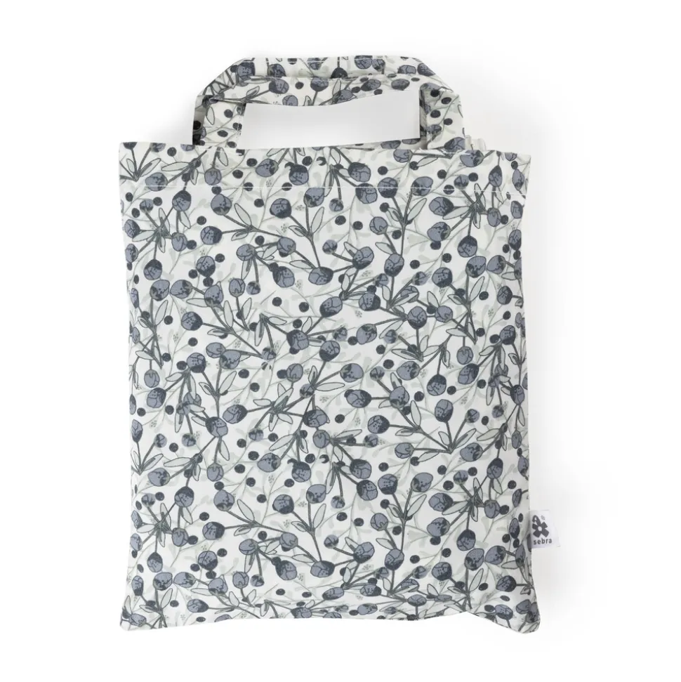 Baby sengetøj, blue olive, beige/blå 100x70