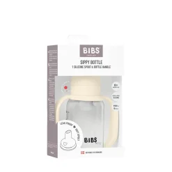 Baby Sippy Flaske Silikone 1pk 150 ml - Ivory