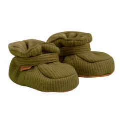 Baby slippers - Cypress melange