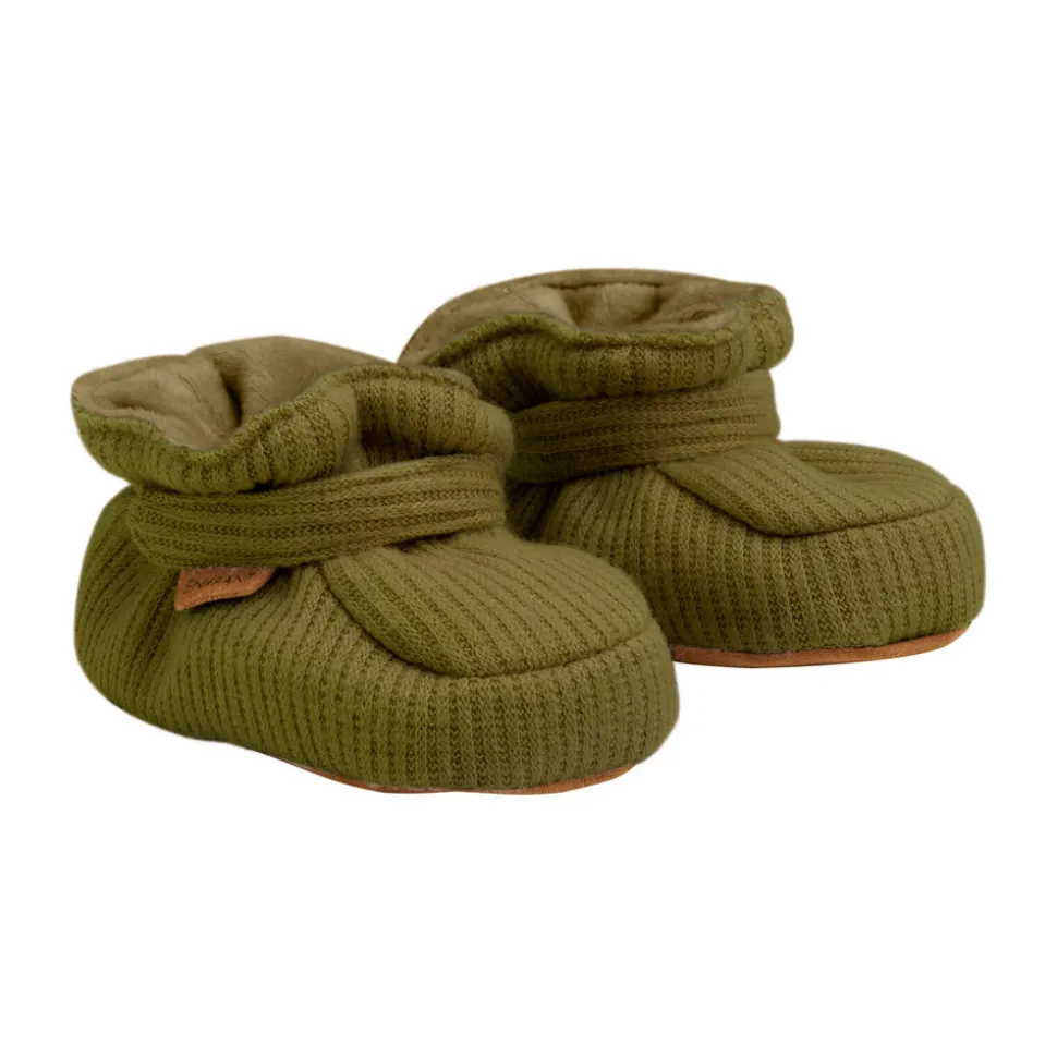 Baby slippers - Cypress melange