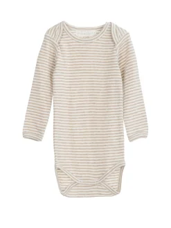 Baby Stribet Body - OATSTRIPE