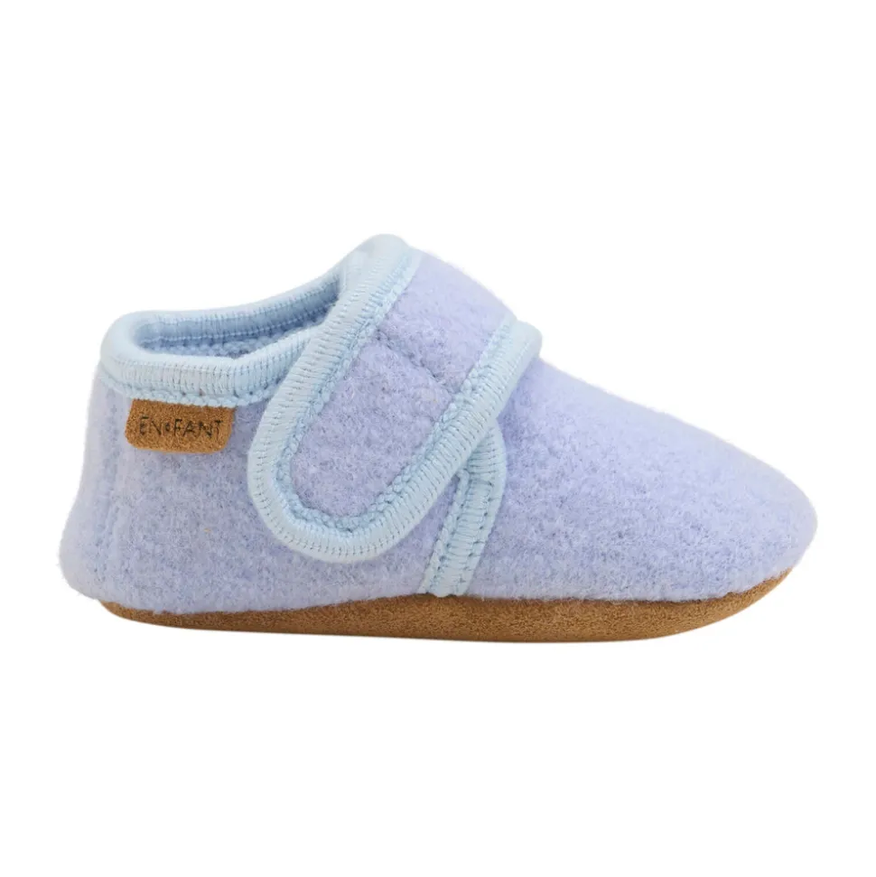Baby wool slippers - Forever Blue