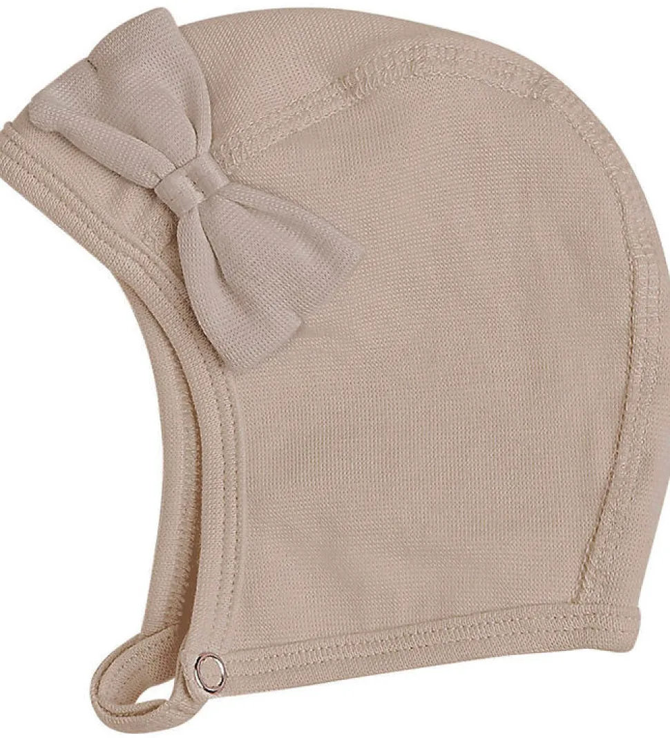 Babyhjelm m.sløjfe - Rose mushroom