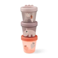 Babymad bøtte 3 stk. Ozzo - Pudder