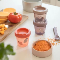 Babymad bøtte 3 stk. Ozzo - Pudder