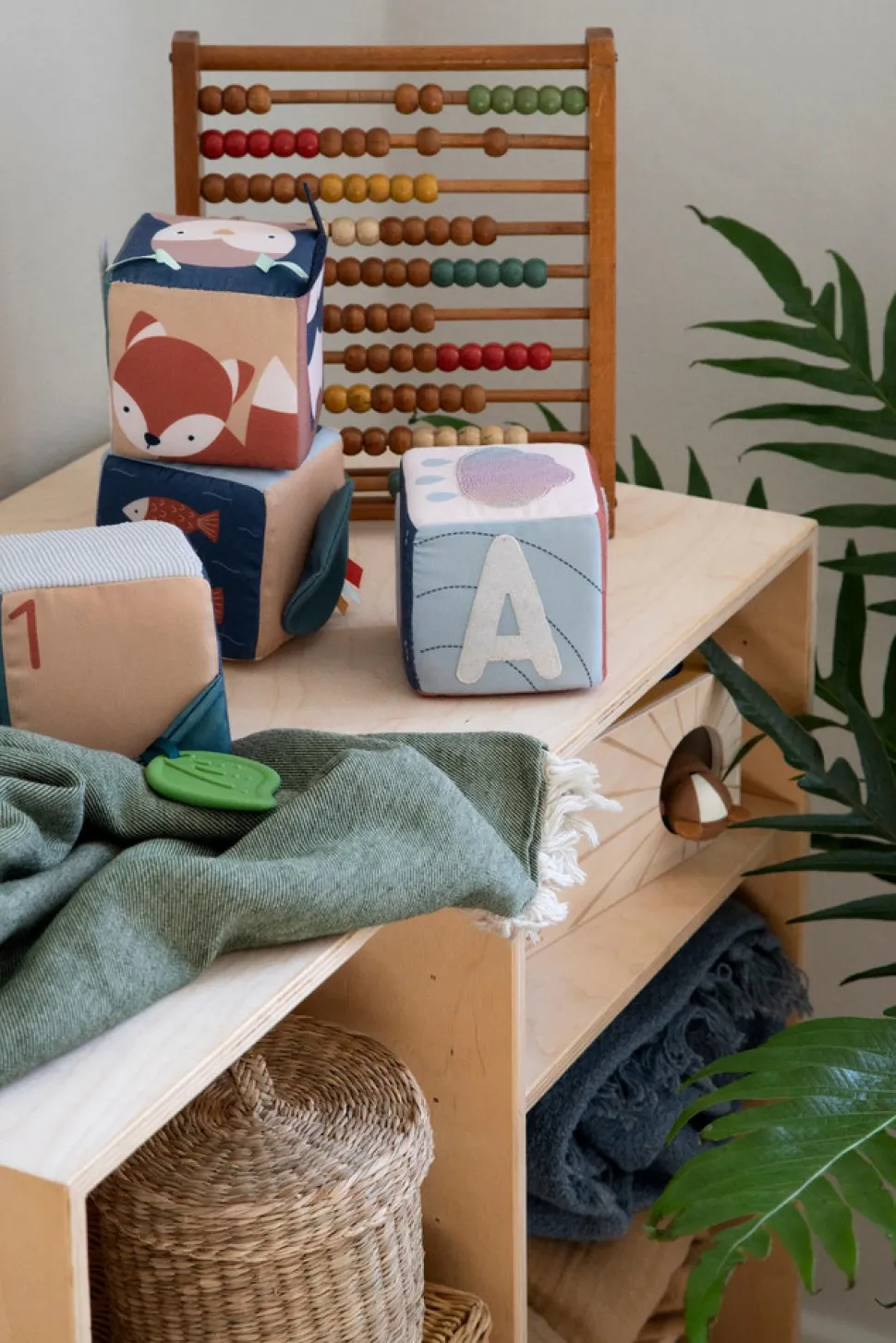 Babystofklodser, 4 stk. - woodland