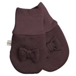 Babyvanter u/tot m. Sløjfe - Red Grape