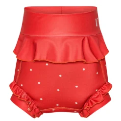 Badeble - Neopren - Frill - Berry - Dots - BERRY