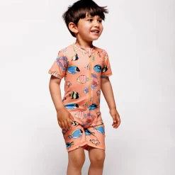 Badedragt UV50 - Papaya