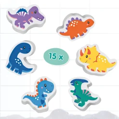 Badefigurer i skum - Dinoer