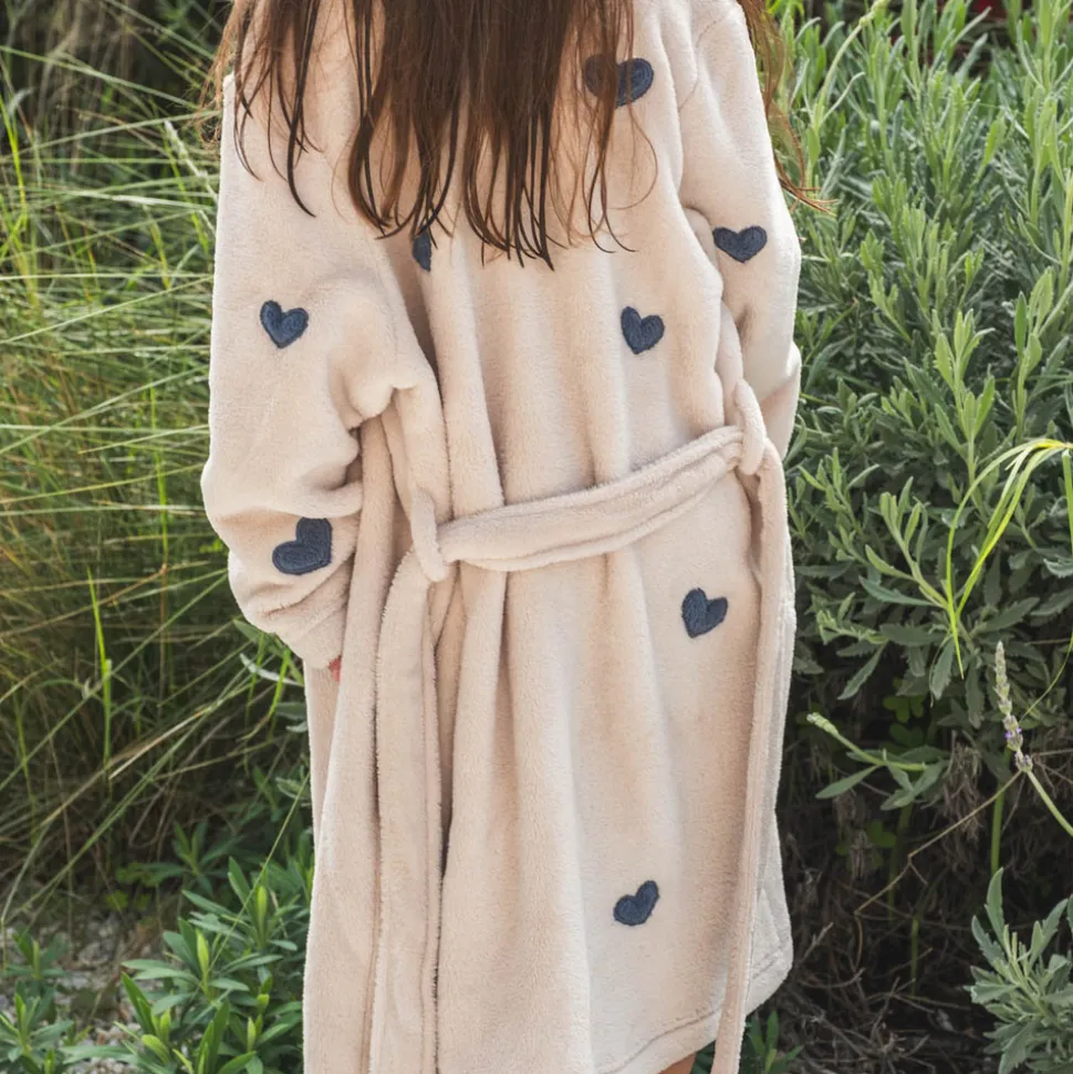 Badekåbe mahni - lots of love 3-4 år