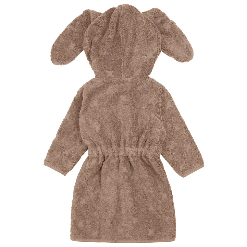 Badekåbe med ører, 104/110 - Walnut