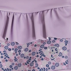 Badeshorts med flæser - Lavender Mist