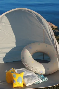 Badevinger - oyster grey 25x20 cm.