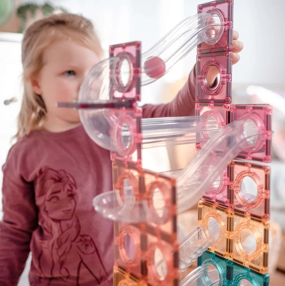 Ball Run Pack - magnetsæt 106 dele - pastel