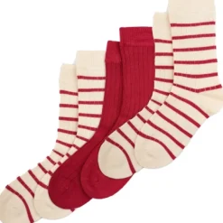 Bamboo strømper 3 pak - Chili Pepper