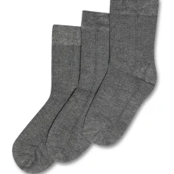 Bamboo strømper 3 pak - Gray mel