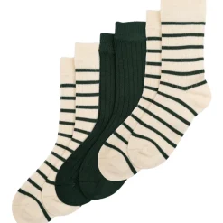 Bamboo strømper 3 pak - Green