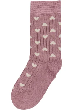 Bamboo strømper 3 pak - HEART MIX