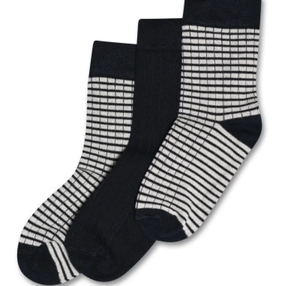 Bamboo Strømper 3 pak - Navy