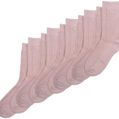 Bamboo strømper 5 pak - ROSE