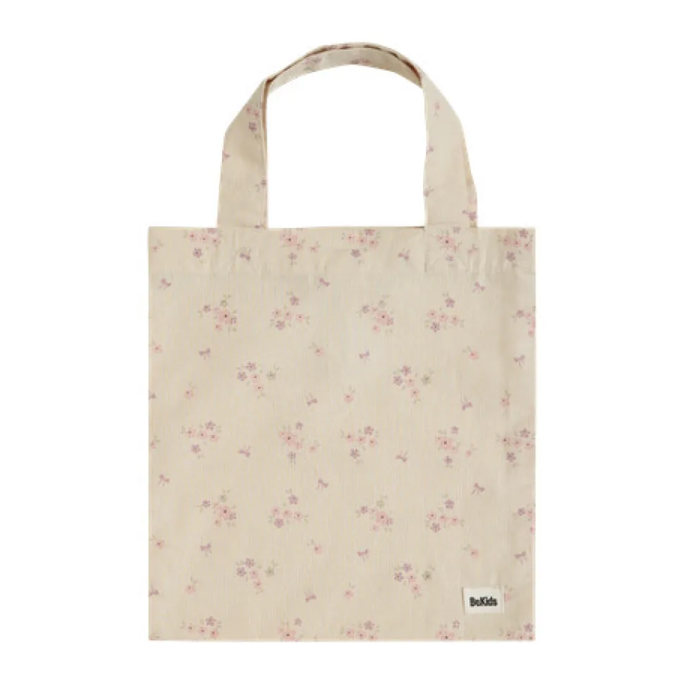 Bambus babydyne med sengetøj - Misty rose