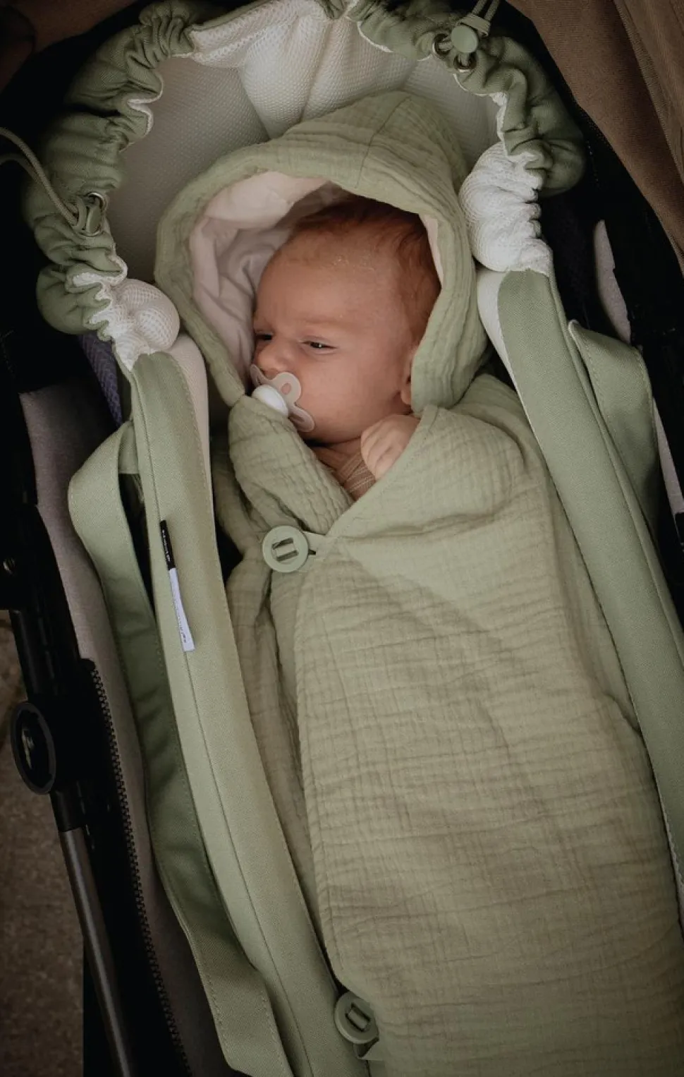 Barnevognsdragt - Agave Green