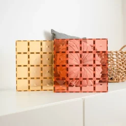 Base Plate-magnetplader 2 stk.patel lemon & peach