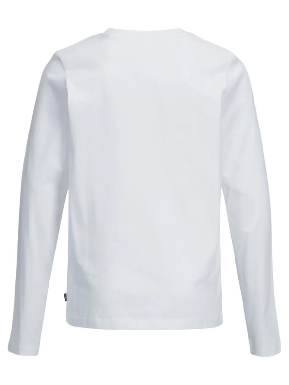 Basis tee langærmet o-neck - WHITE