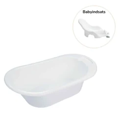 Bebejou badekar inkl. aquasit baby support - Hvid