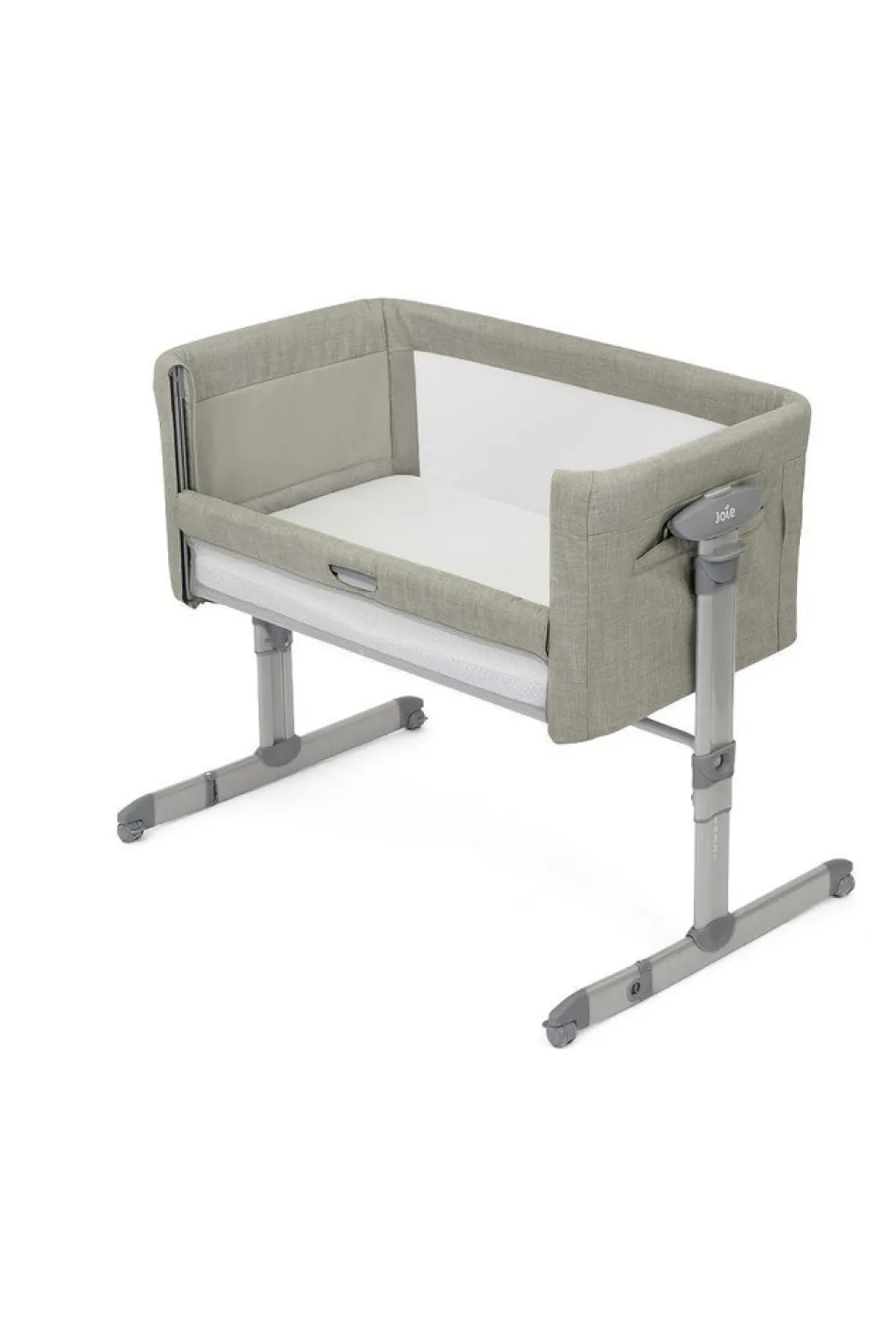 Bedside crib, Roomie Glide, Almond