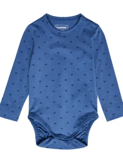 Bee Langærmet Body - Dutch Blue