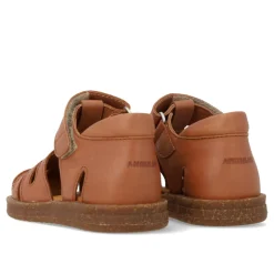 Begynder sandal med glitterhjerte - Clay/Clay Glitter