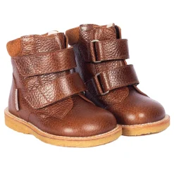 Begynder Tex Støvle Med Velcro - COGNAC