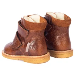 Begynder Tex Støvle Med Velcro - COGNAC