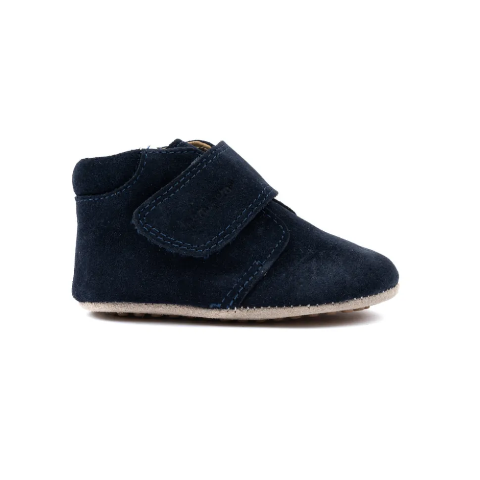 Begynder velcro season - Navy suede