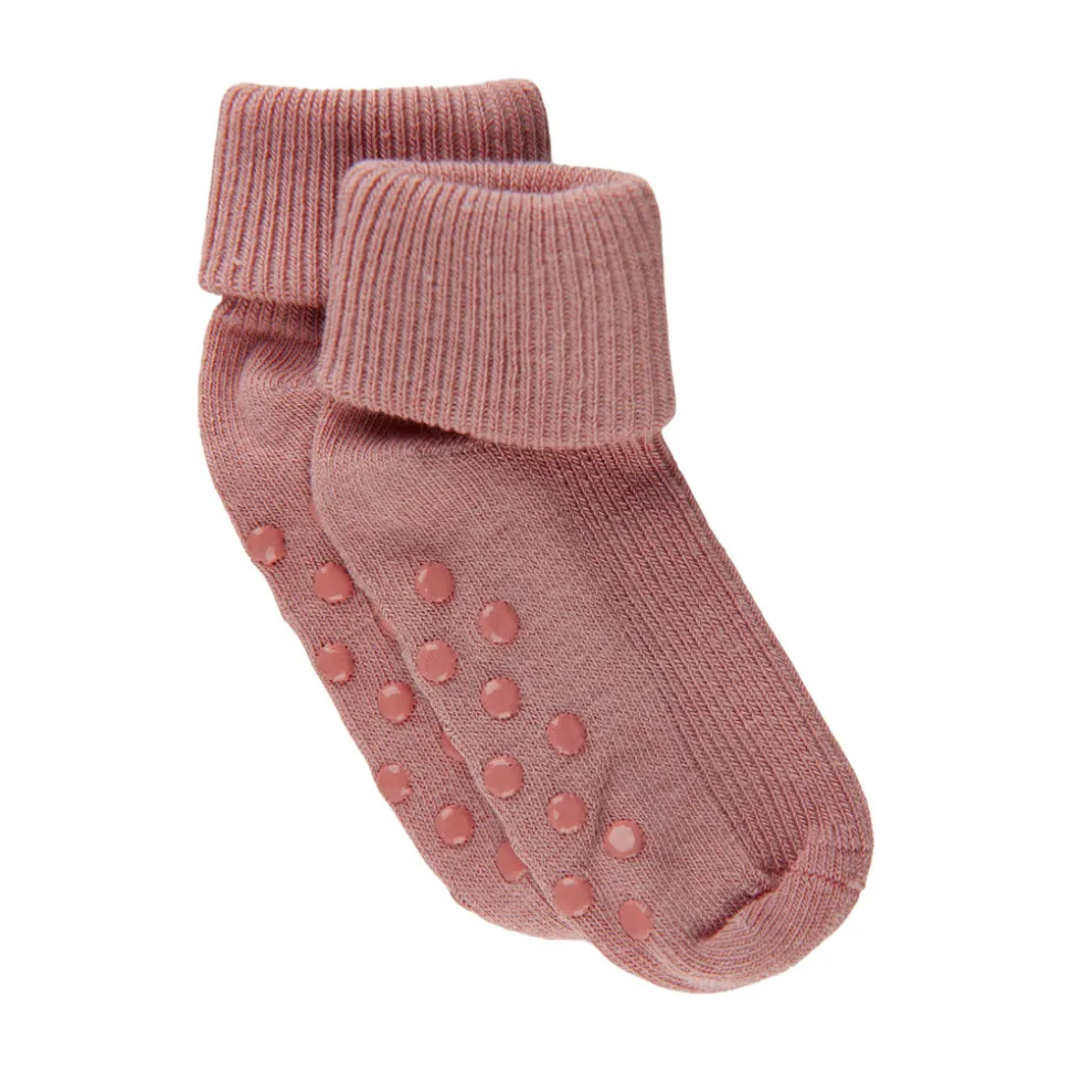 BeKids Baby Rib Strømpe m. ABS - 524