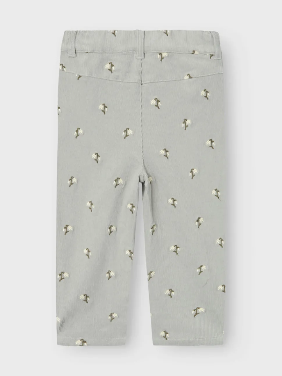 Bella baggy cord bukser - MIRAGEGRAY