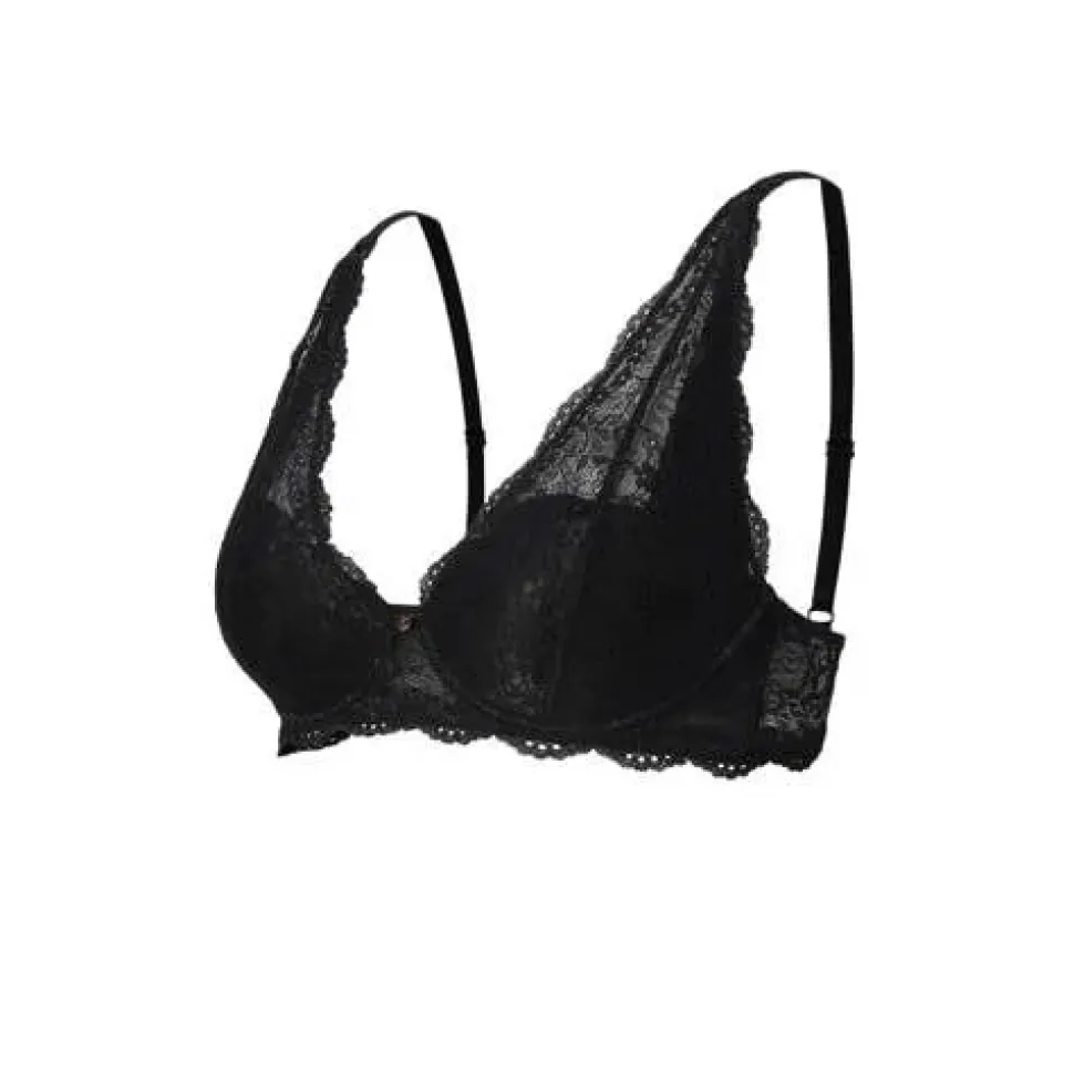 BH m. Bøjle Blonder - Black