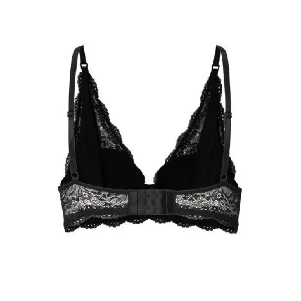 BH m. Bøjle Blonder - Black
