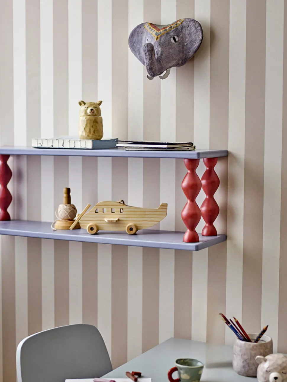 Bibiola Hylde, Blå, MDF