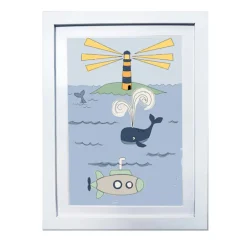 Billedramme til tegninger - A4 - White