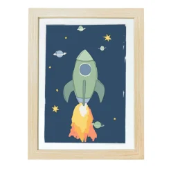 Billedramme til tegninger - A4 - Wood