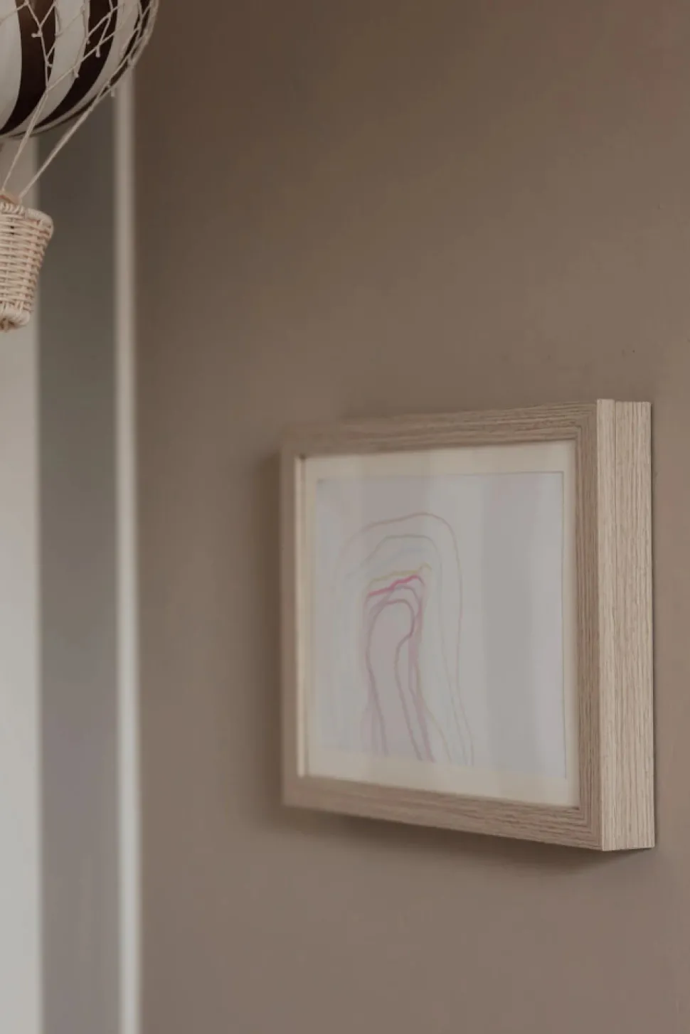 Billedramme til tegninger - A4 - Wood