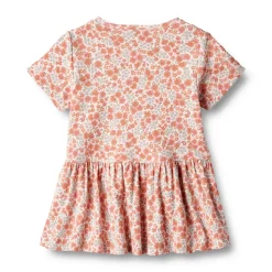 Birthe jersey kjole - rose flowers