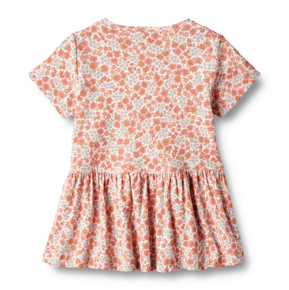 Birthe jersey kjole - rose flowers